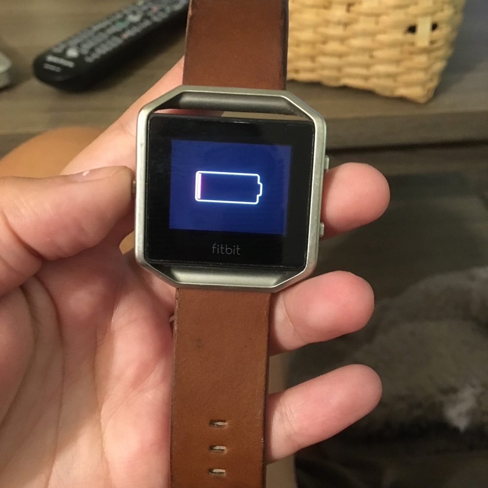 Fitbit blaze with charger